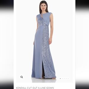 JS Collections Kendall Cut Out A Line Dress